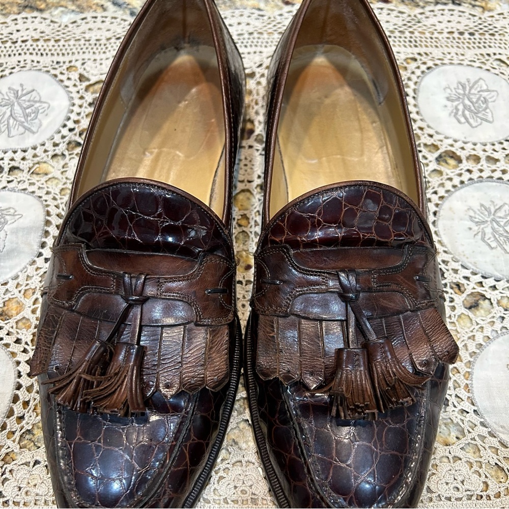 Johnston & Murphy Brown Tassel Loafers